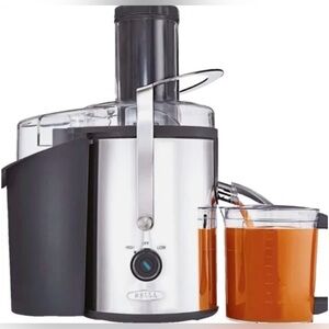 Bella High Power Juice Extractor 1000W Centrifugal Juicer - Black/Silver